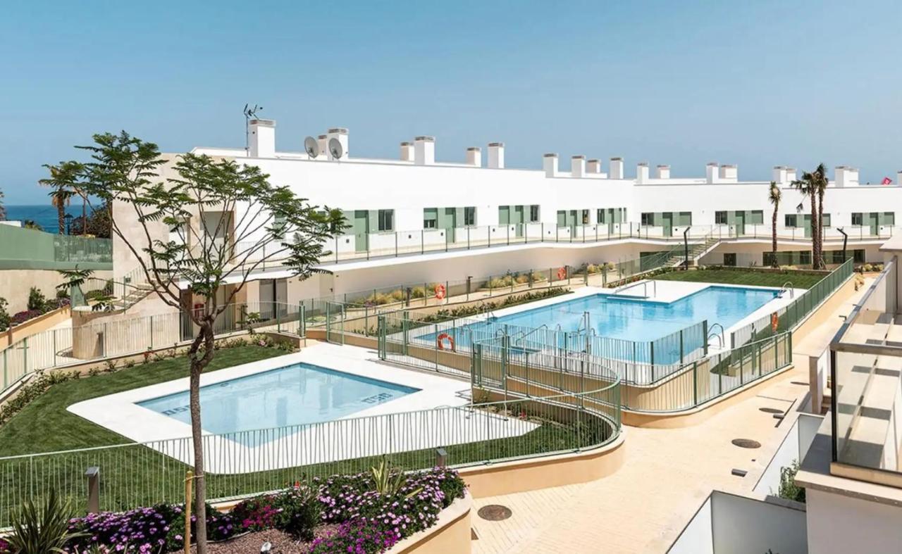 Ocean Apartament !! 1ª Linea Del Mar, Piscina, Parking, Wifi Mojácar Dış mekan fotoğraf