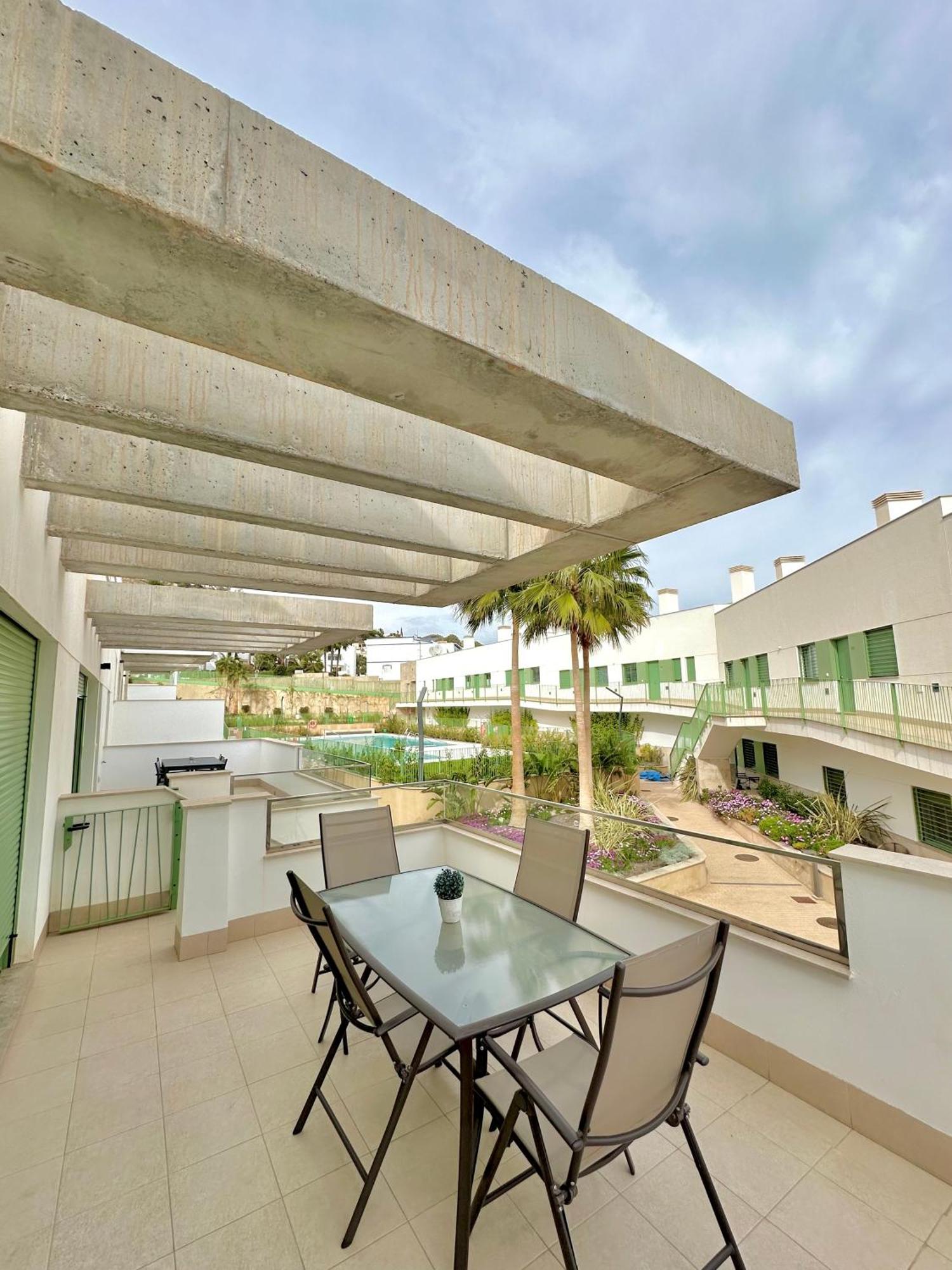 Ocean Apartament !! 1ª Linea Del Mar, Piscina, Parking, Wifi Mojácar Dış mekan fotoğraf